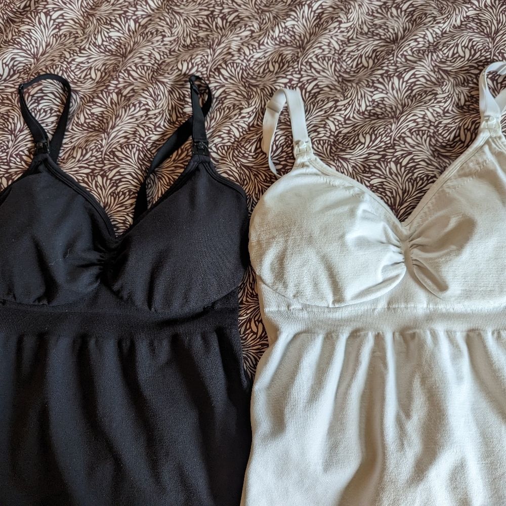 2 nursing camisoles